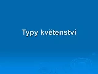 typy kv tenstv