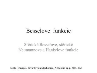 besselove funkcie