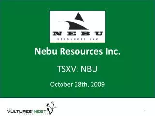 Nebu Resources Inc.