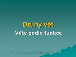 druhy v t