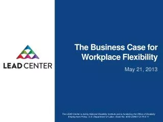 The Business Case for Workplace Flexibility