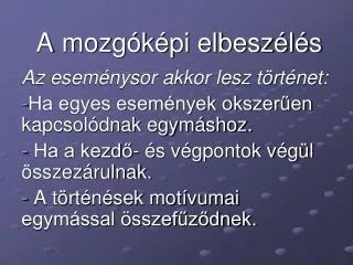 a mozg k pi elbesz l s