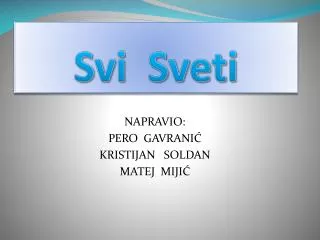 svi sveti