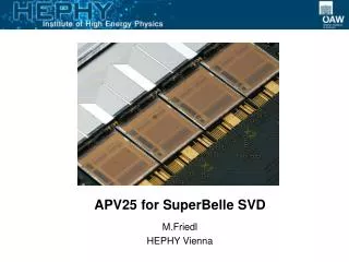 APV25 for SuperBelle SVD