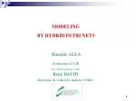 Modeling Hybrid Petri Nets for Discrete and Continuous Systems in Dynamic Analysis - slide 1