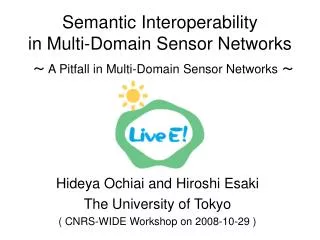 Semantic Interoperability in Multi-Domain Sensor Networks