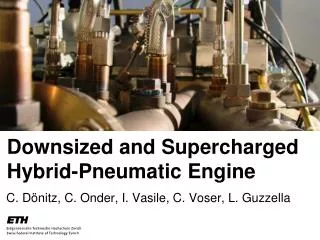 Downsized and Supercharged Hybrid-Pneumatic Engine