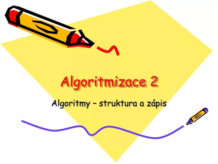 algoritmizace 2