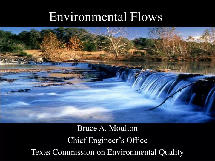 environmental flows