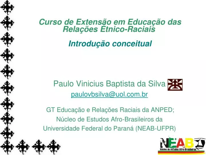 curso de extens o em educa o das rela es tnico raciais introdu o conceitual