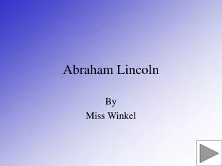 abraham lincoln