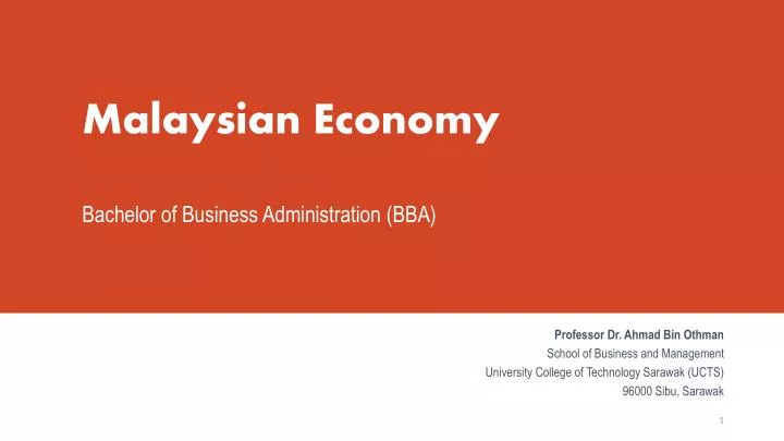malaysian economy bachelor of business administration bba