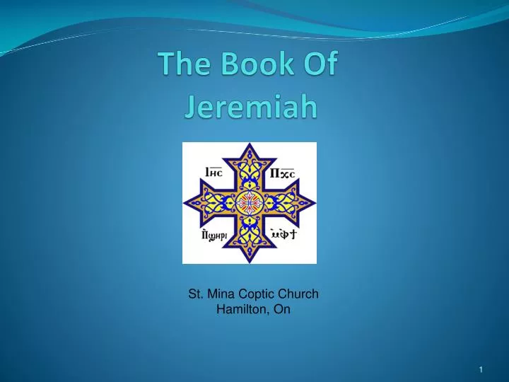 the book of jeremiah