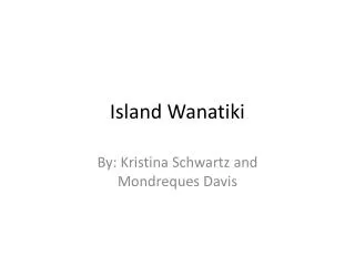 Island Wanatiki