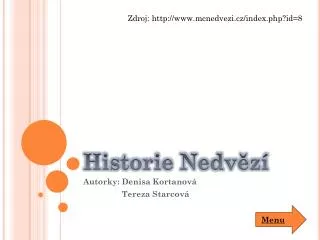 historie nedv z