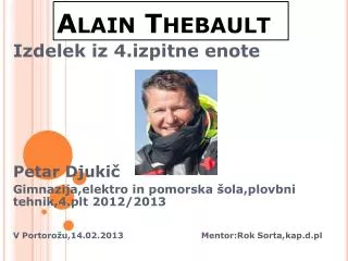 alain thebault