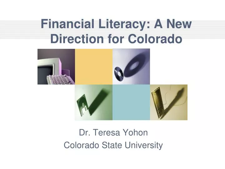 financial literacy a new direction for colorado