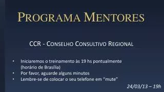programa mentores