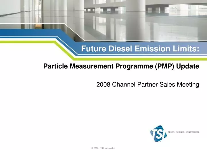 future diesel emission limits