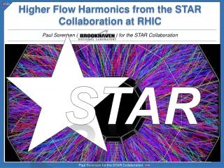 Higher Flow Harmonics from the STAR Collaboration at RHIC