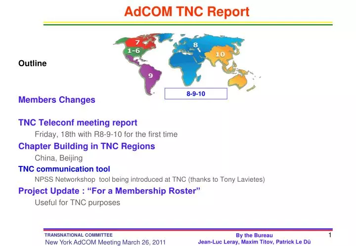 adcom tnc report