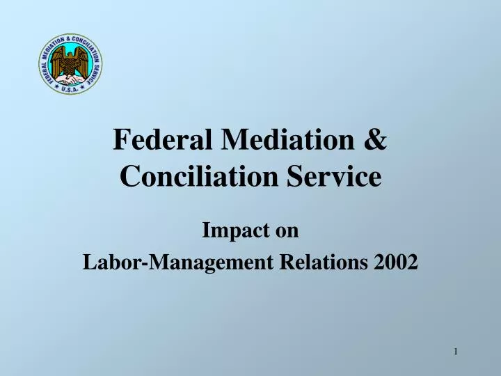 federal mediation conciliation service