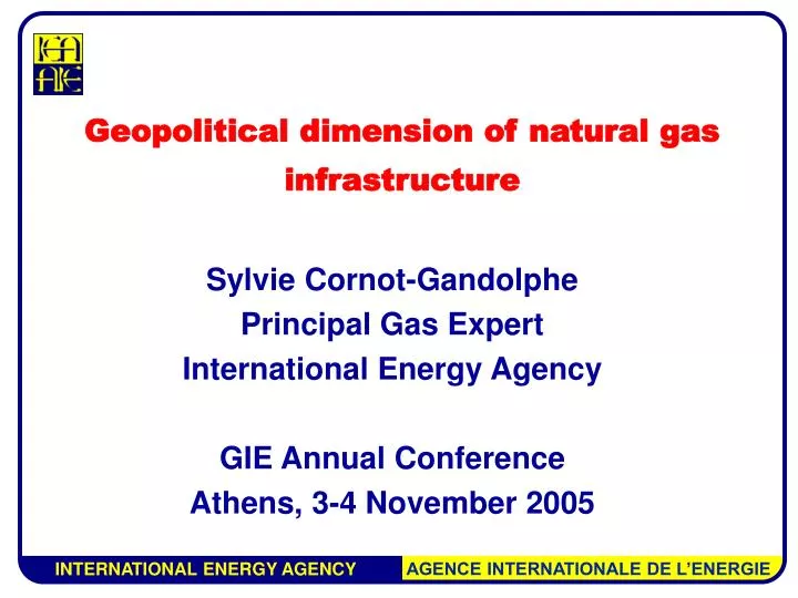 geopolitical dimension of natural gas infrastructure