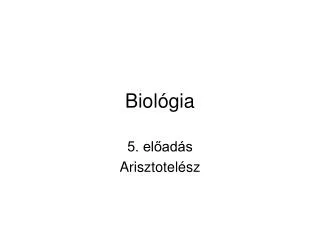 biol gia