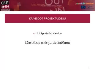 k veidot projekta ideju