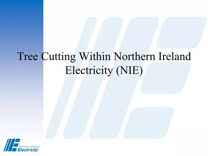 tree cutting within northern ireland electricity nie
