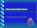 Chula Vista High School - slide 1