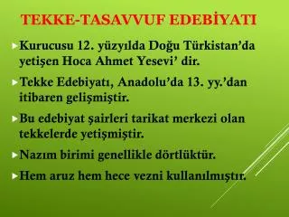 tekke tasavvuf edeb yati