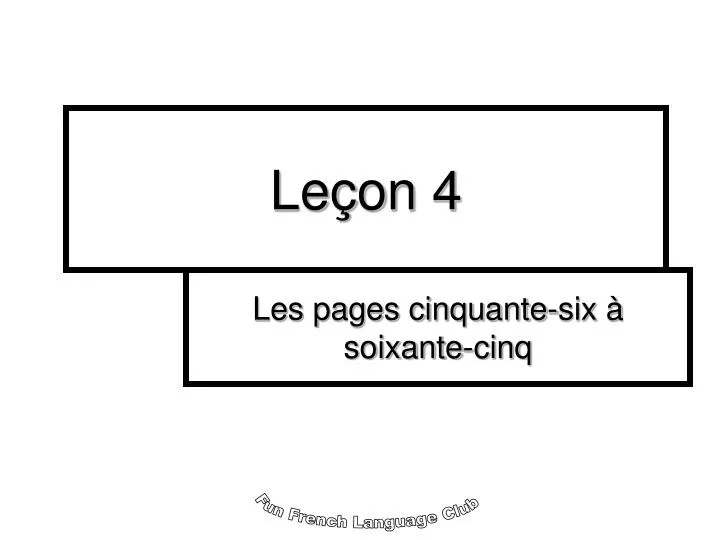 le on 4