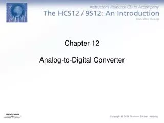 Chapter 12 Analog-to-Digital Converter