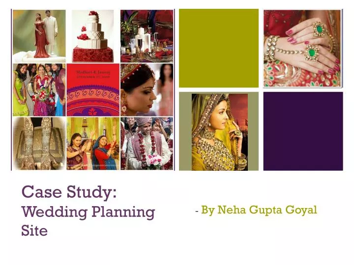 case study wedding planning site