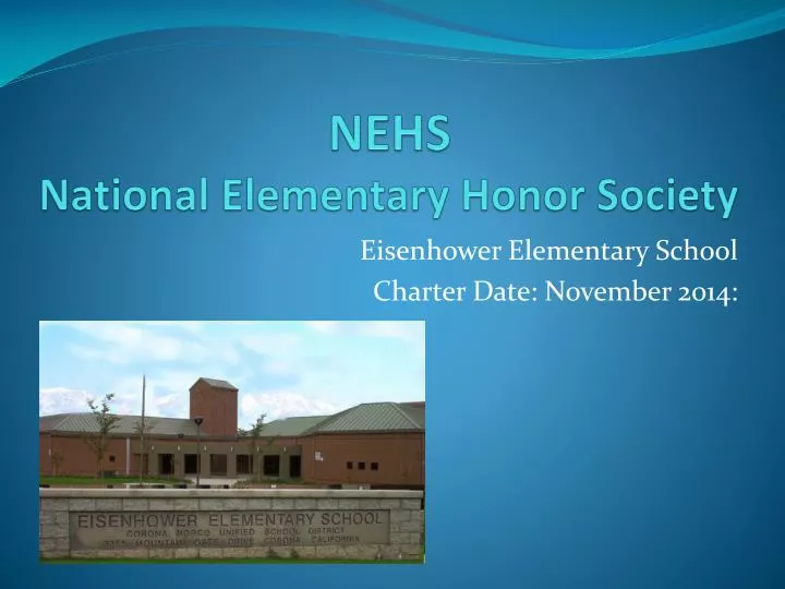 nehs national elementary honor society