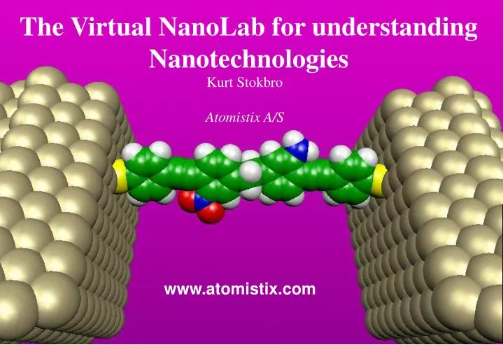 the virtual nanolab for understanding nanotechnologies
