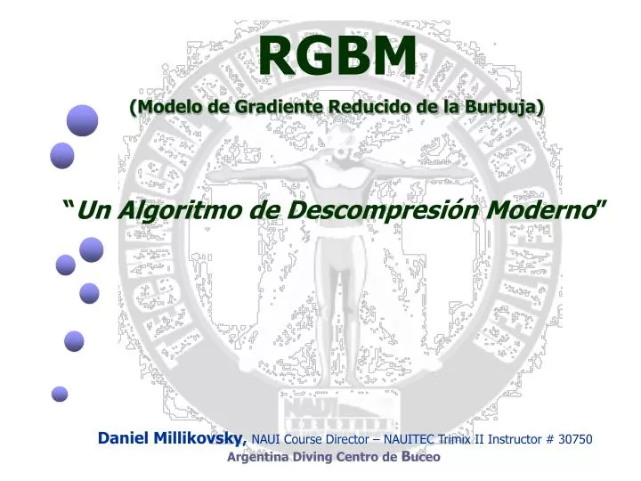 modelo de gradiente reducido de la burbuja