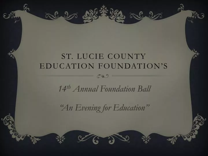 st lucie county education foundation s