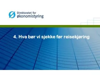 4 hva b r vi sjekke f r reisekj ring