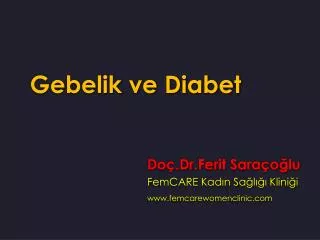 gebelik ve diabet