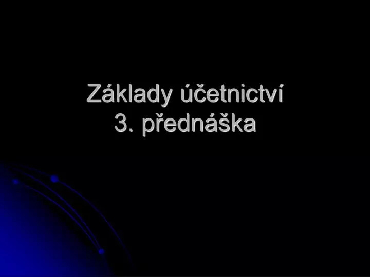 z klady etnictv 3 p edn ka