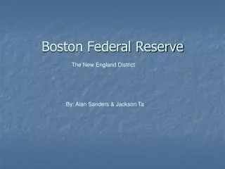 Boston Federal Reserve