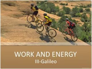 WORK AND ENERGY