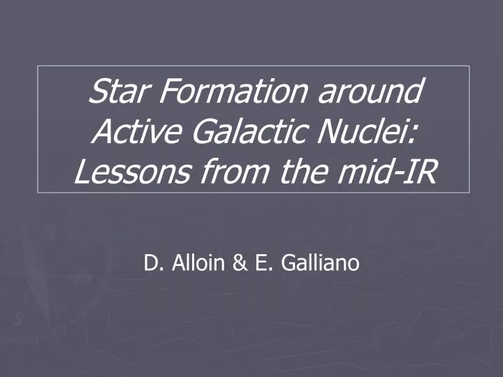 star formation around active galactic nuclei lessons from the mid ir
