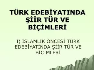 t rk edeb yatinda r t r ve b mler