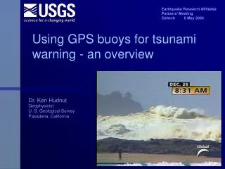 Using GPS buoys for tsunami warning - an overview
