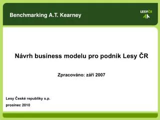 benchmarking a t kearney