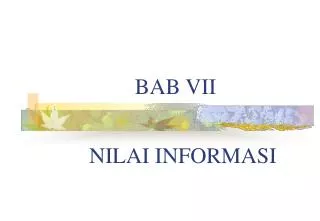 bab vii