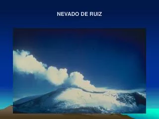 nevado de ruiz
